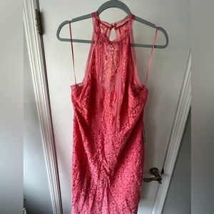 Coral Spring dress, Express, Size 16